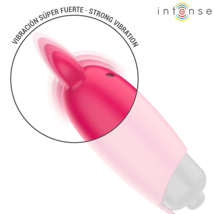 INTENSE - BALLE VIBRANTE ÉCARLATE RED DEMON 9,3 X 2,4 CM