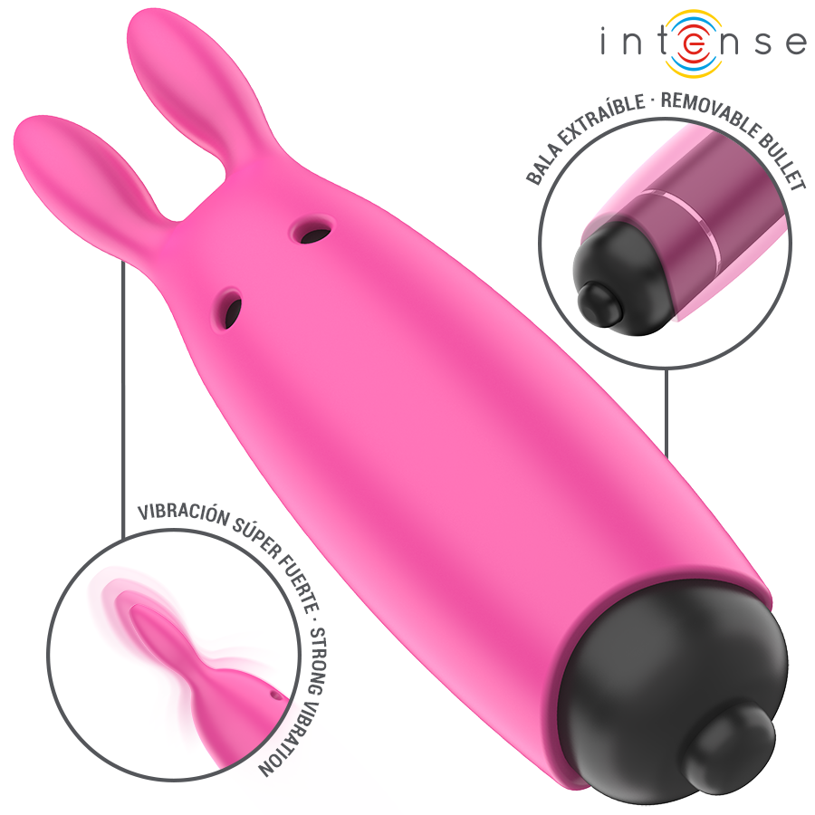 INTENSE - HOPPER PINK BULLET VIBRANT 8,3 X 2,4 CM