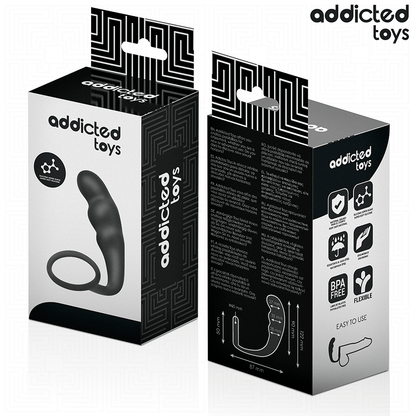 ADDICTED TOYS - PLUG ANAL AVEC ANNEAU MODÈLE 4