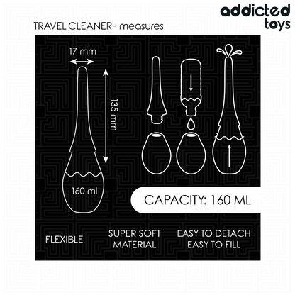 ADDICTED TOYS - NETTOYEUR DE VOYAGE MODÈLE 3