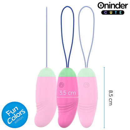 ONINDER CUTE - ŒUF EN SILICONE VIBRANT ET ROTATIF À 360° - APPLICATION MONDIALE GRATUITE