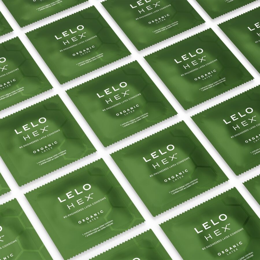 LELO - HEX BOÎTE DE PRÉSERVATIFS BIOLOGIQUES 36 UNITÉS