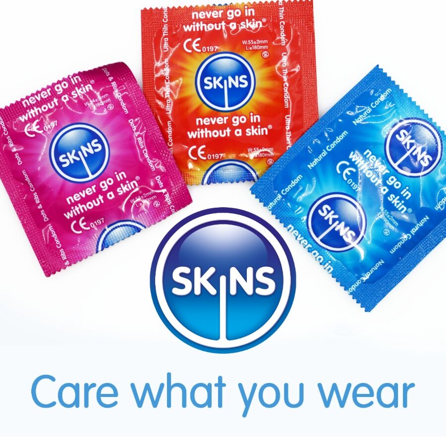 SKINS - PACK DE 4 PRÉSERVATIFS PREMIUM ASSORTIS