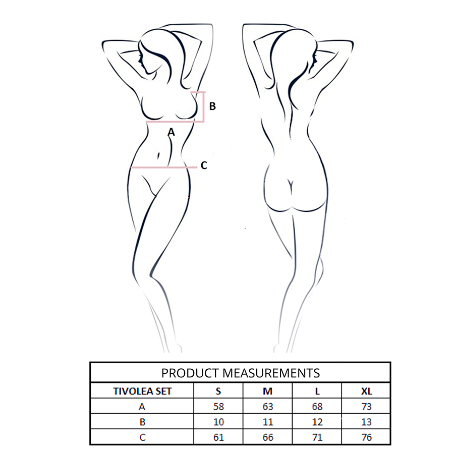 PASSION - ENSEMBLE SOUTIEN-GORGE + STRING TIVOLEA NOIR S/M