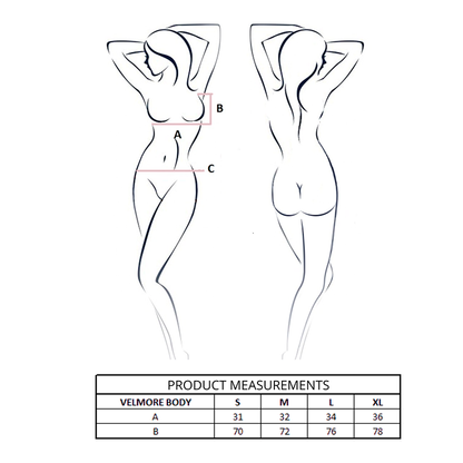 PASSION - BODY VELMORE NOIR L/XL