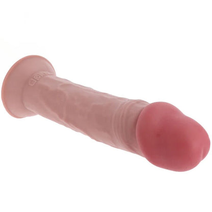 GET REAL - PÉNIS DE LUXE ÉPAIS DOUBLE DENSITÉ EN TPE 35,5 CM