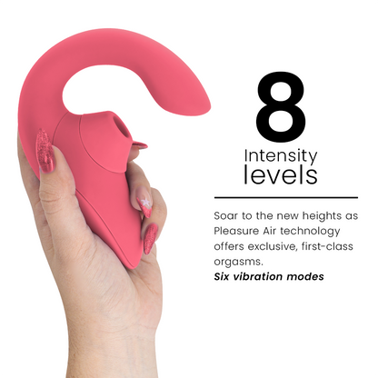 WOMANIZER - VIBRATEUR STIMULATEUR BLEND RABBIT ROSE VIBRANTE