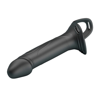 PRETTY LOVE - LANDON BLACK STRAP-ON VIBRANT