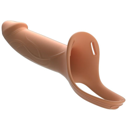 PRETTY LOVE - LANDON LIGHT-SKIN VIBRATING STRAP-ON
