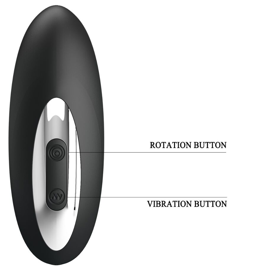 MR PLAY - MASSEUR DE PROSTATE AVEC ROTATION ET VIBRATION