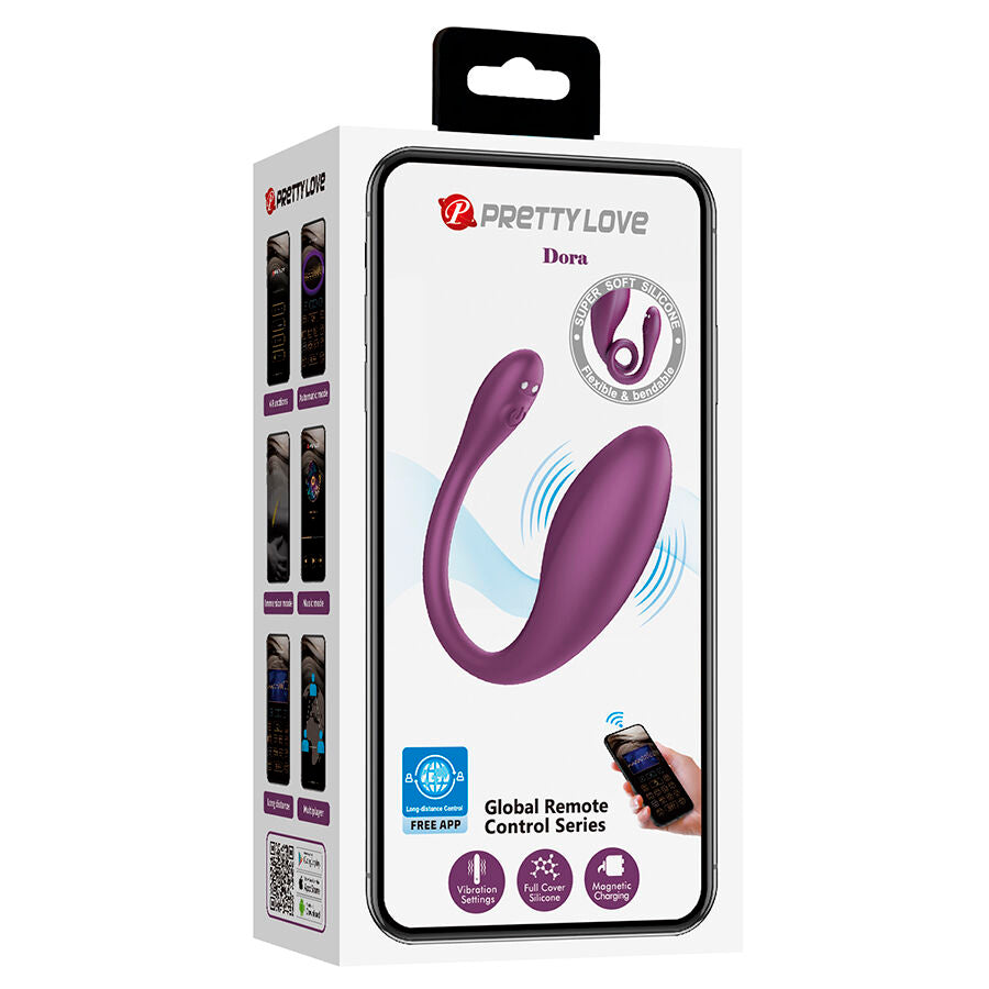 PRETTY LOVE - DORA VIBRATEUR INVISIBLE AVEC APPLICATION GRATUITE