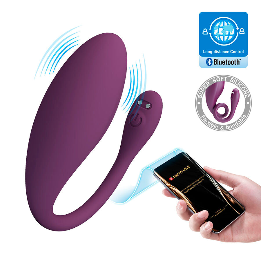 PRETTY LOVE - DORA VIBRATEUR INVISIBLE AVEC APPLICATION GRATUITE