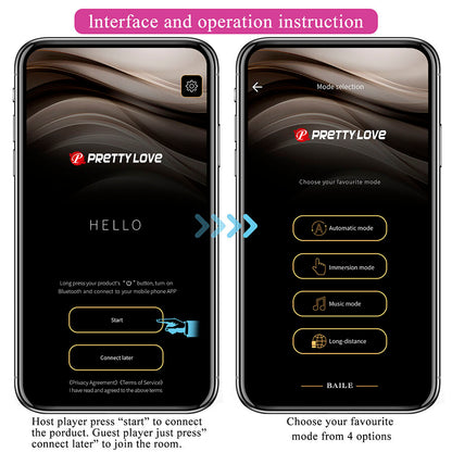 PRETTY LOVE - DORA VIBRATEUR INVISIBLE AVEC APPLICATION GRATUITE