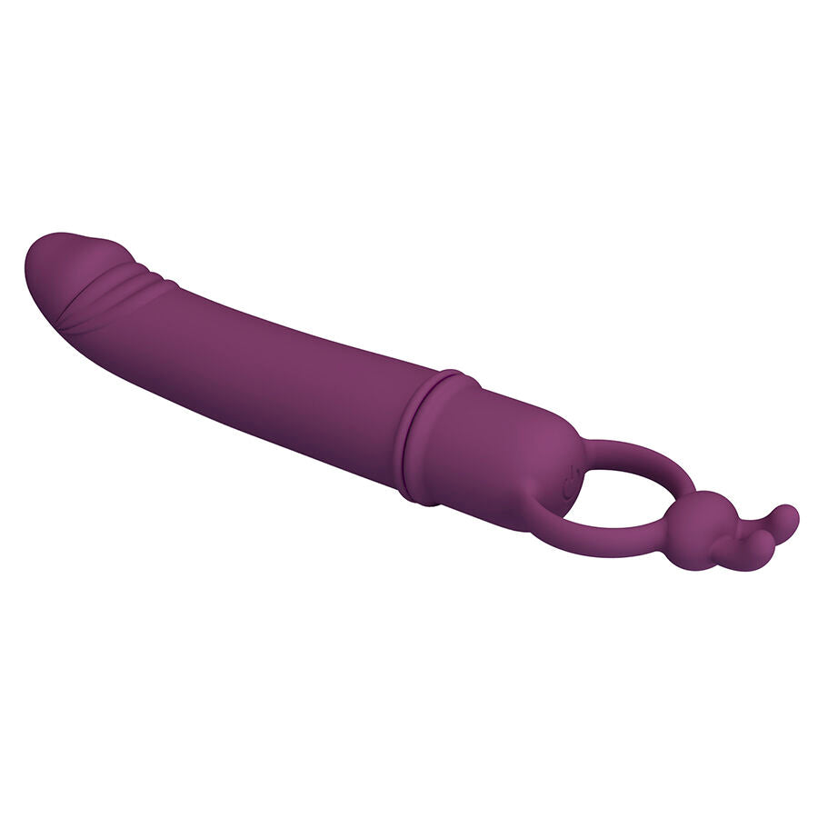 PRETTY LOVE - CORA VIBRATEUR EN FORME DE PÉNIS AVEC ANNEAU DE RÉSISTANCE