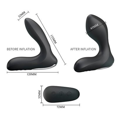 MR PLAY - MASSEUR DE PROSTATE AVEC TÉLÉCOMMANDE À VIBRATIONS
