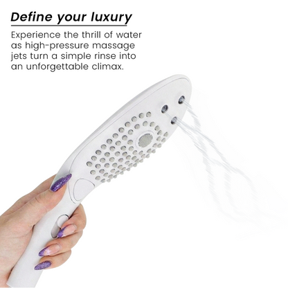 WOMANIZER - POMMEAU DE DOUCHE STIMULANT CLITORIAL WAVE BLANC