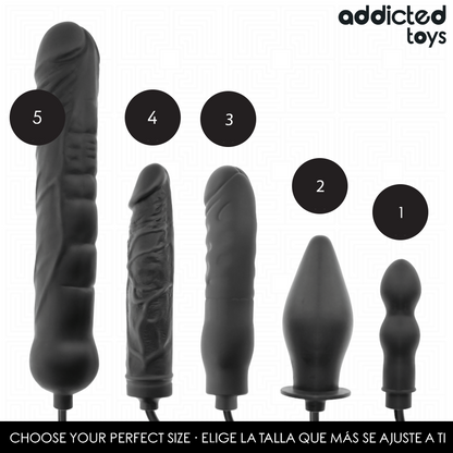ADDICTED TOYS - PLUG ANAL GONFLABLE MODÈLE 2