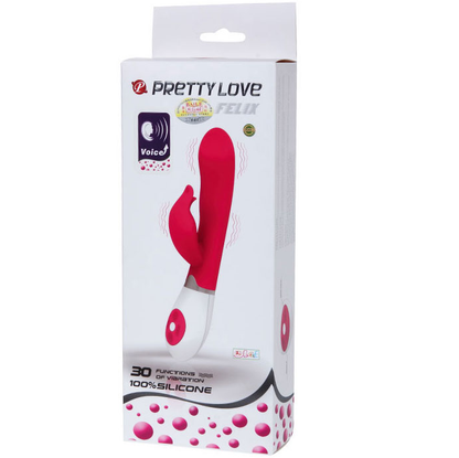 Vibromasseur Pretty Love Felix Vocal – Vibrations Sensibles au Son