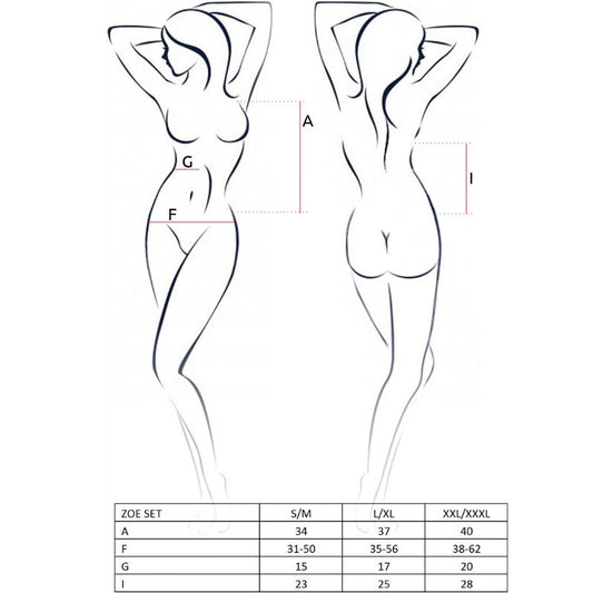 PASSION - ENSEMBLE ZOE FEMME TAILLE L/XL