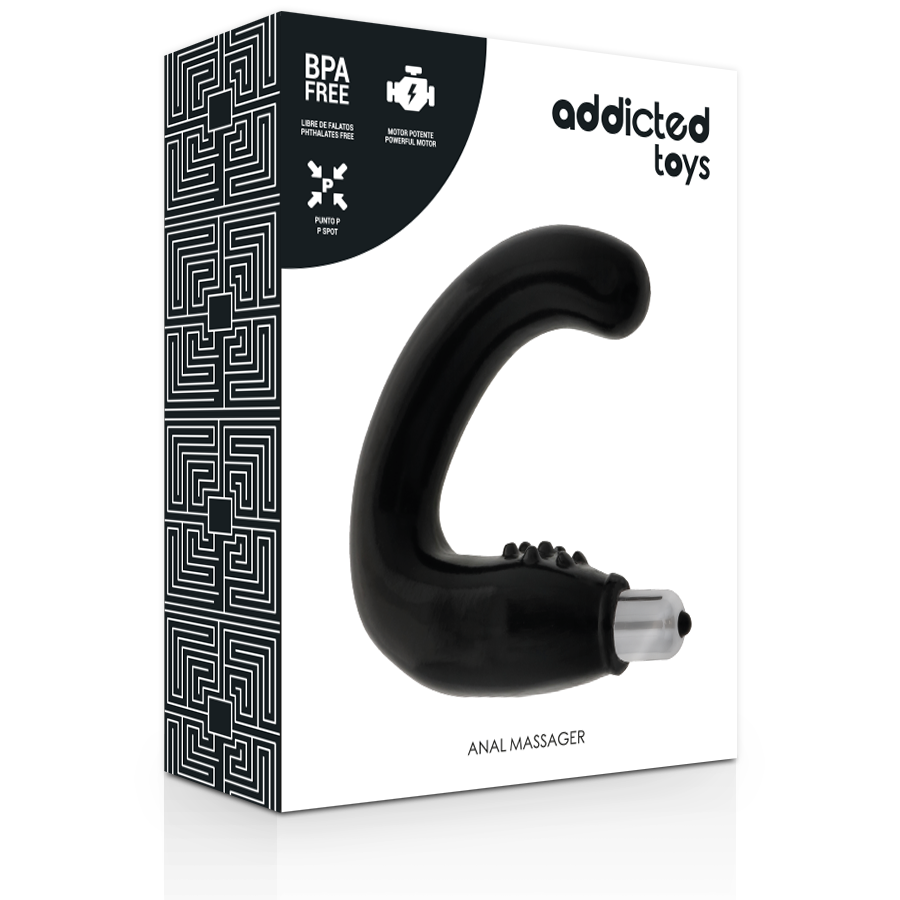 Vibromasseur Anal Addicted Toys – Stimulateur Prostate Noir