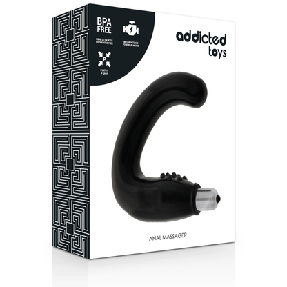 Vibromasseur Anal Addicted Toys – Stimulateur Prostate Noir