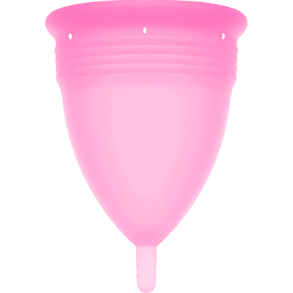 STERCUP - COUPE MENSTRUELLE EN SILICONE FDA ROSE - TAILLE L