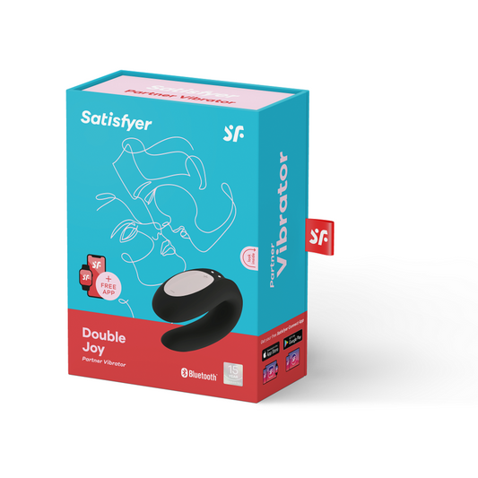 SATISFYER - DOUBLE JOY AVEC APP VIOLET